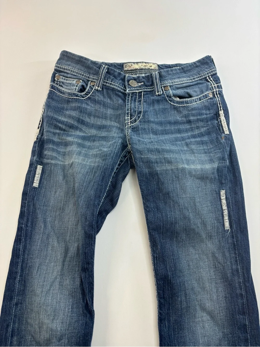 BKE Denim Peyton 27R Bootcut Jeans Buckle Jeans Medium Wash